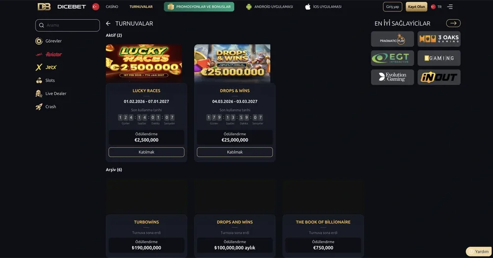 dicebet turkey